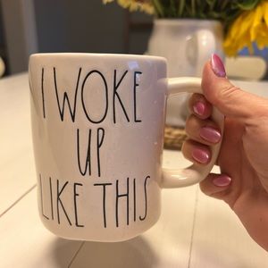 Rae Dunn I woke up like this mug
